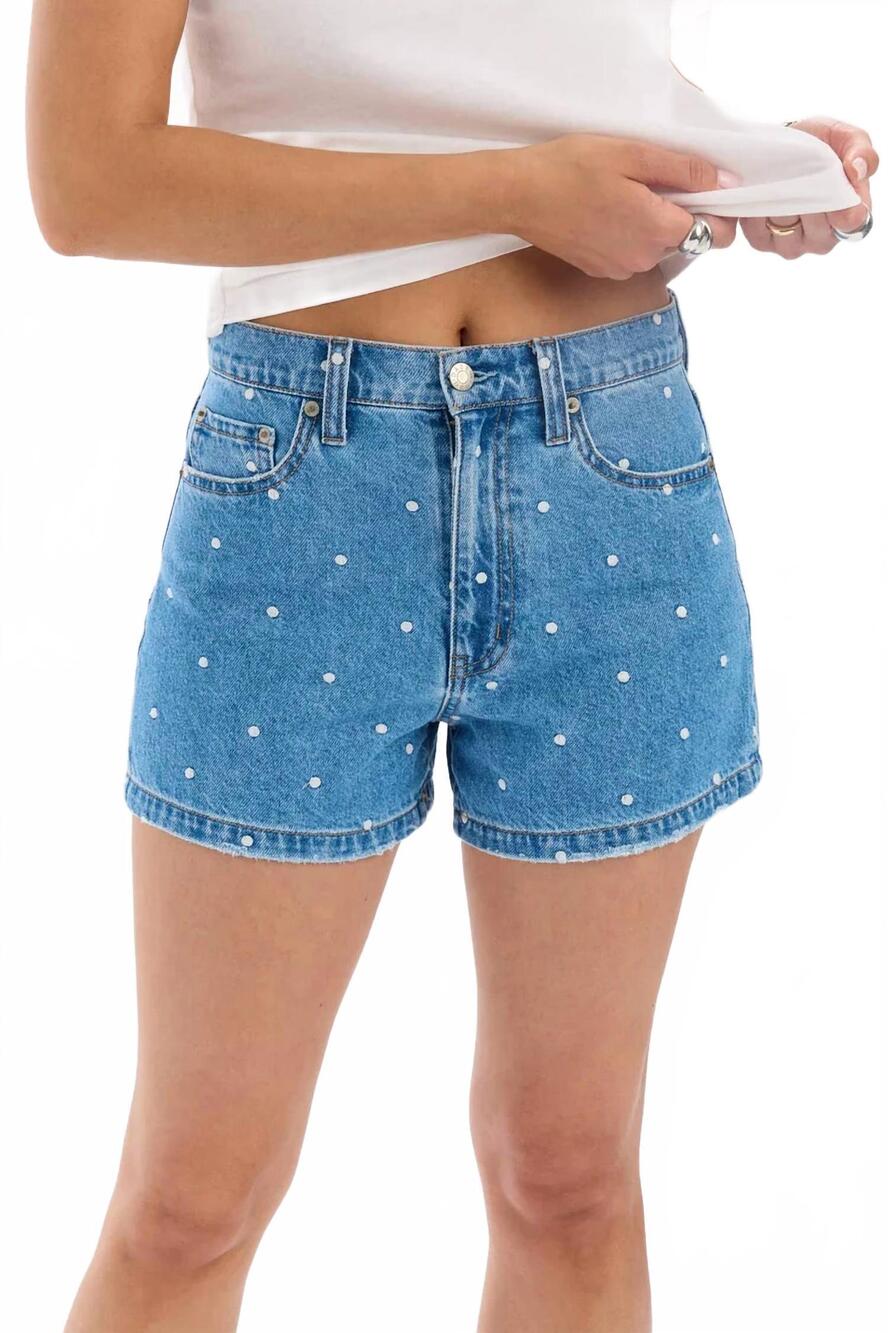 NEW DAZE the knockout high rise short in full circle